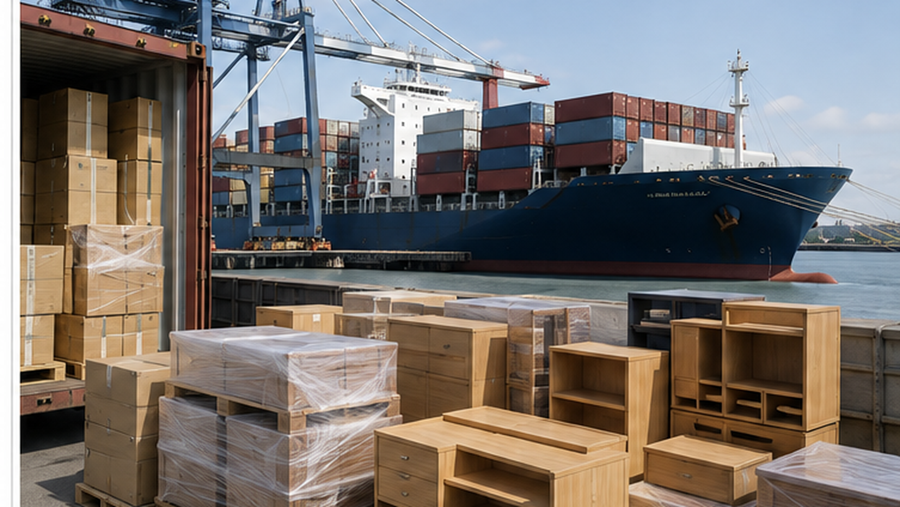 Belgische invoer van Chinese houten meubels stijgt sterk