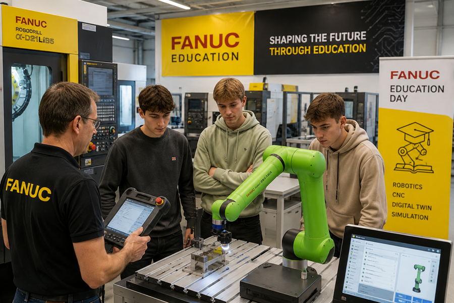 FANUC Education Day & CRX Cobotdays: van klas tot fabriek