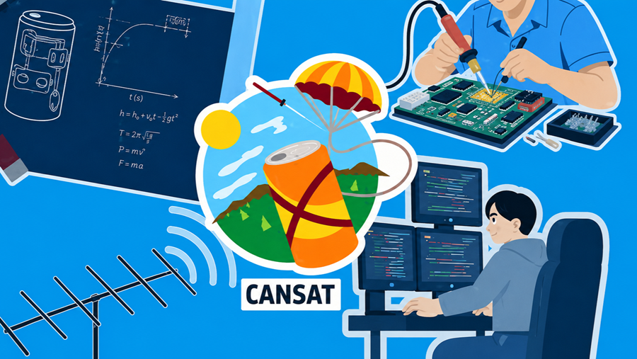 13de editie van CanSat Belgium: leerlingen bouwen satelliet