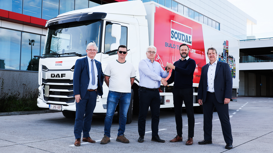 Soudal kiest DAF XD 370 FAN: veilig, zuinig, met ADR en biodiesel