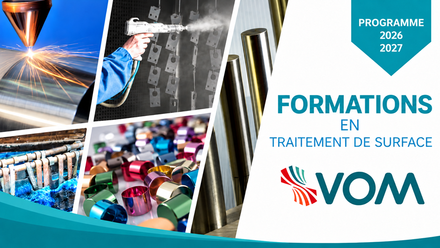 VOM lance de nouvelles formations en traitement de surface