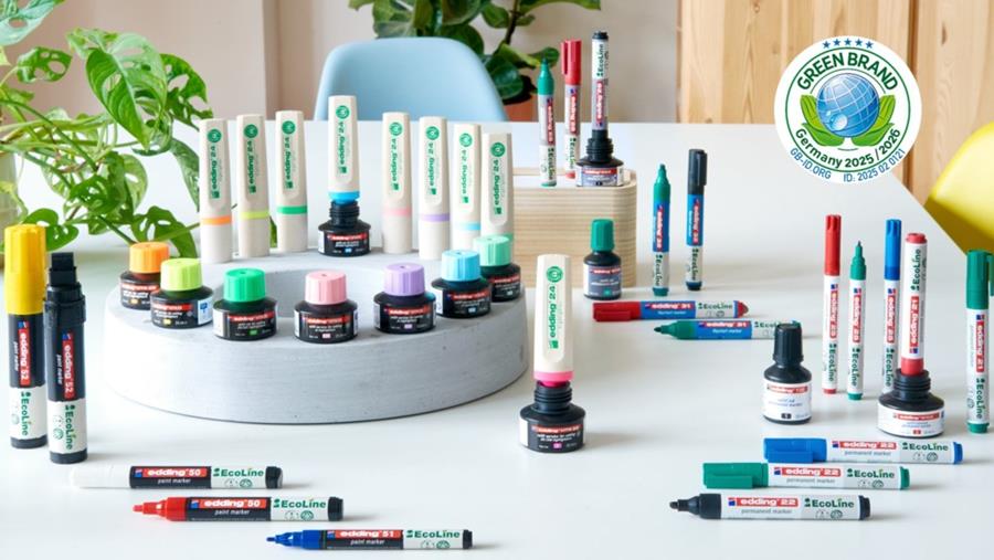edding EcoLine opnieuw bekroond als Green Brand