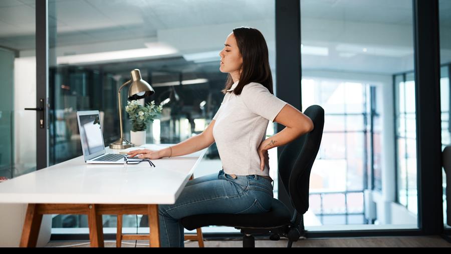 90% kantoormedewerkers heeft fysieke klachten