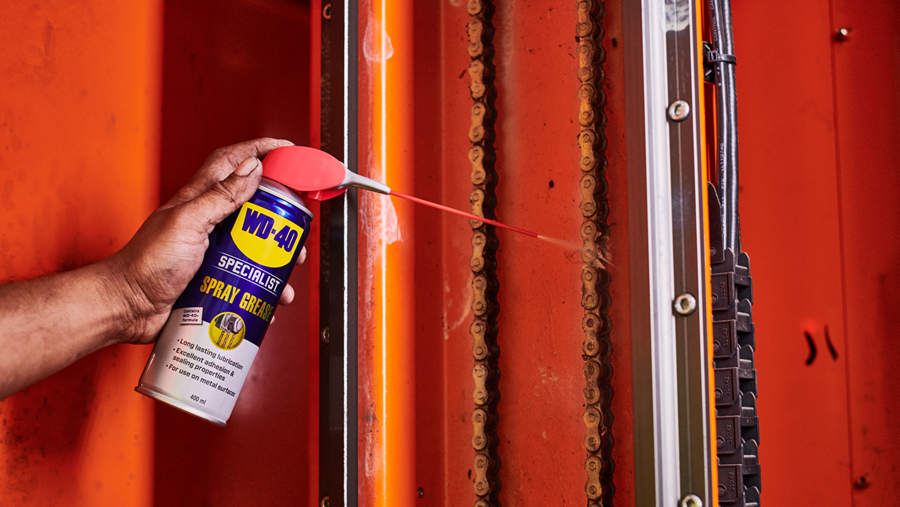 Wuif ongewenste wrijving en slijtage vaarwel met WD-40 Specialist® Spuitvet