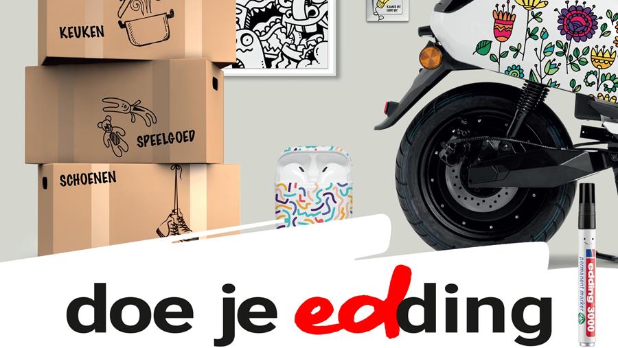 ‘Doe je edding’ zet iconische edding 3000 krachtig op de kaart
