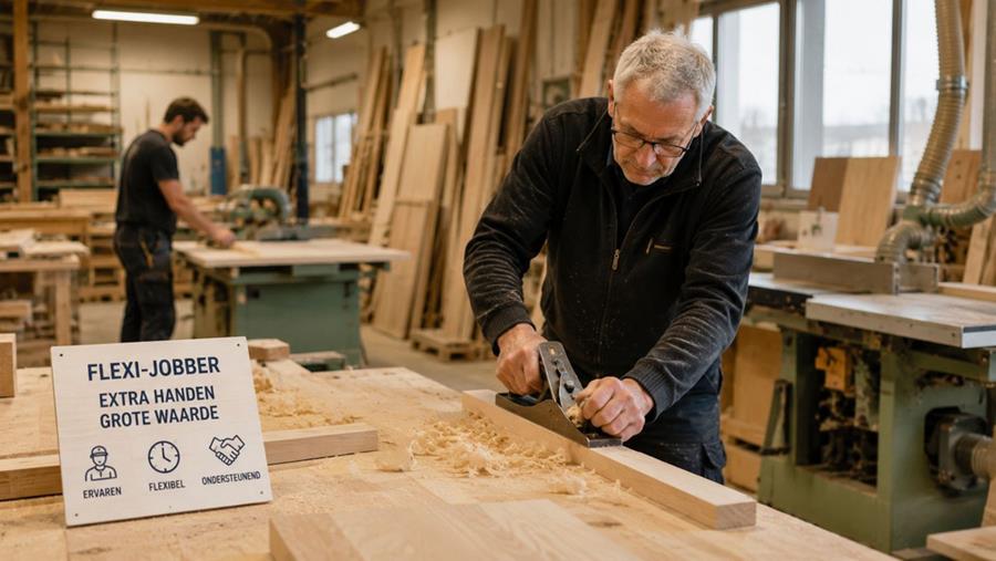 Bouwbedrijven omarmen flexi-jobs: 7 op 10 toont interesse