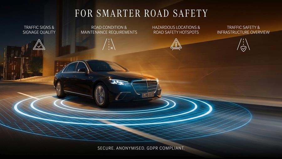 Mercedes-Benz mise sur les données pour des routes plus sûres